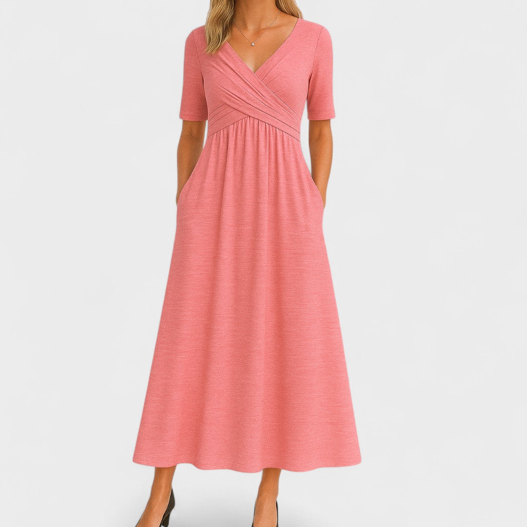 Joana | Robe midi élégante