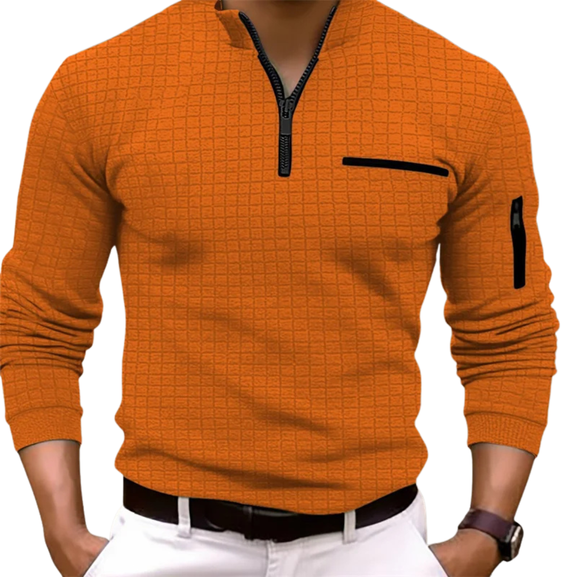 Vantin | Luxe Poloshirt met Structuur