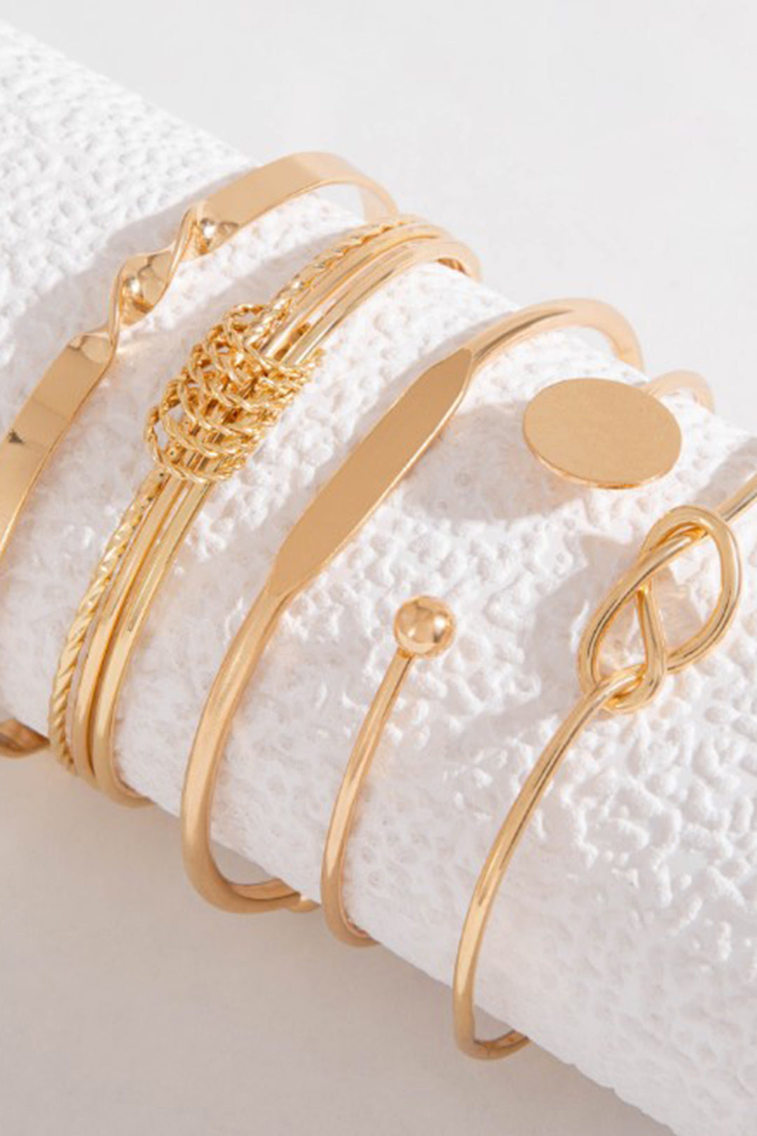 Bracelet Chaîne Géométrique Ouvert