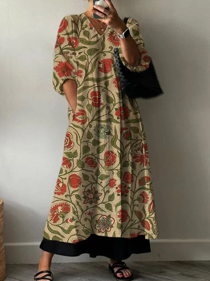 Robe Tati élégante à motif