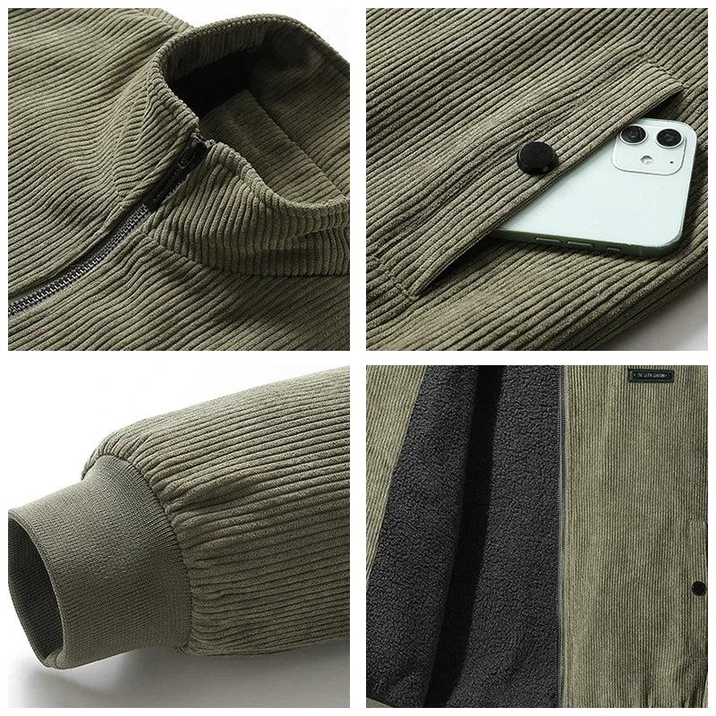 Hugo | chaqueta de pana con forro de felpa