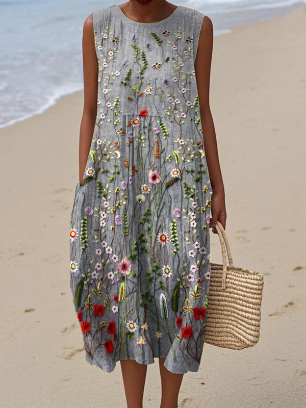 Chère | Robe d'été légère et sans manches