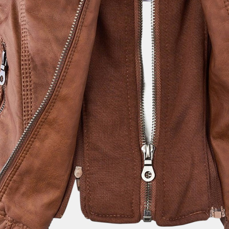 Monika - Blouson en cuir