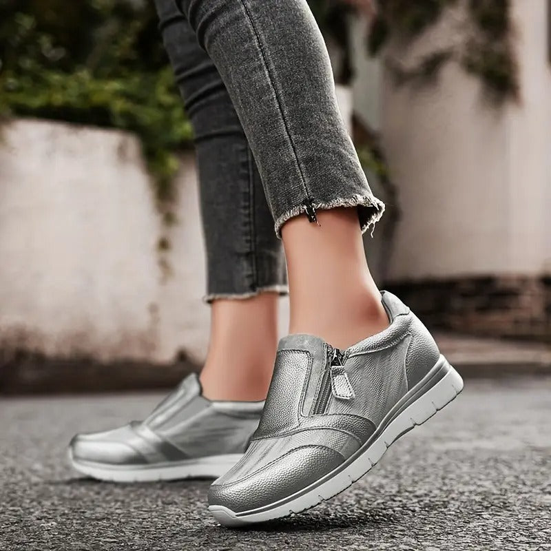 Ursina - Chaussures orthopédiques avec fermeture éclair latérale