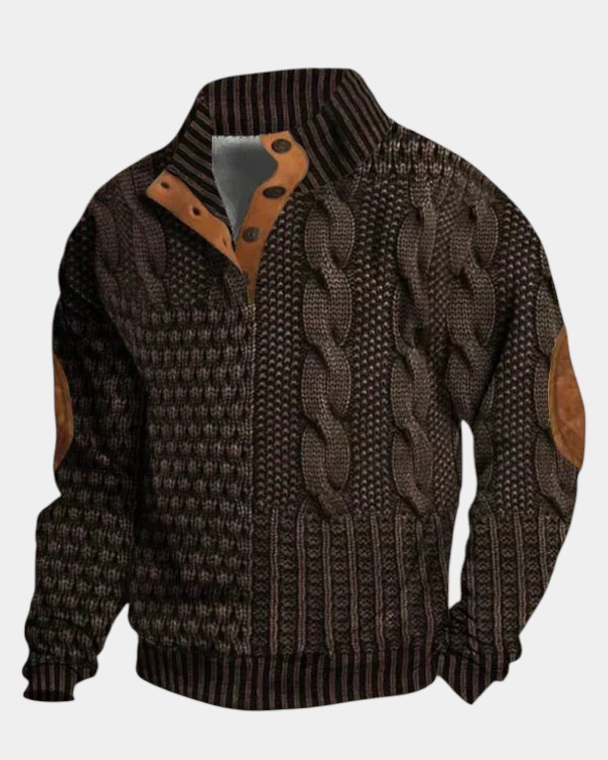 Sergio | Pull en maille imprimé