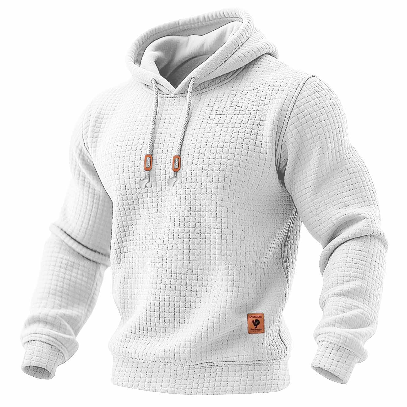 Álvaro™ | Gewatteerde wafelhoodie