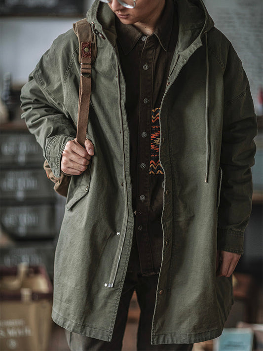 Ragnar - Veste à Capuche Militaire Vintage
