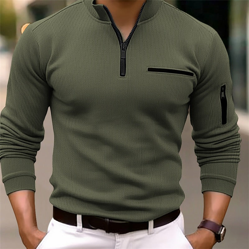 Gusteous | Camisa de manga larga con cremallera