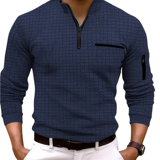 Vantin | Luxe Poloshirt met Structuur