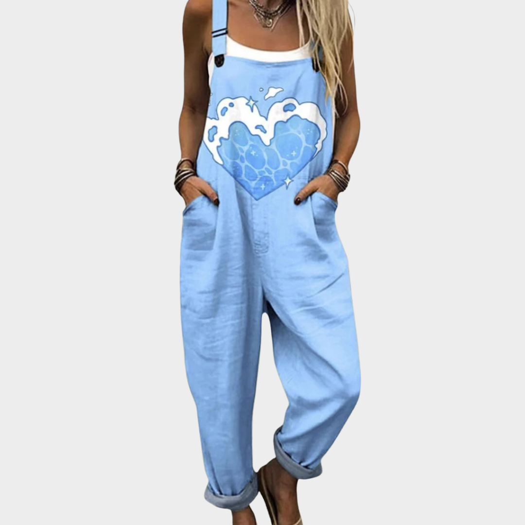 Comfortabele jumpsuit met print