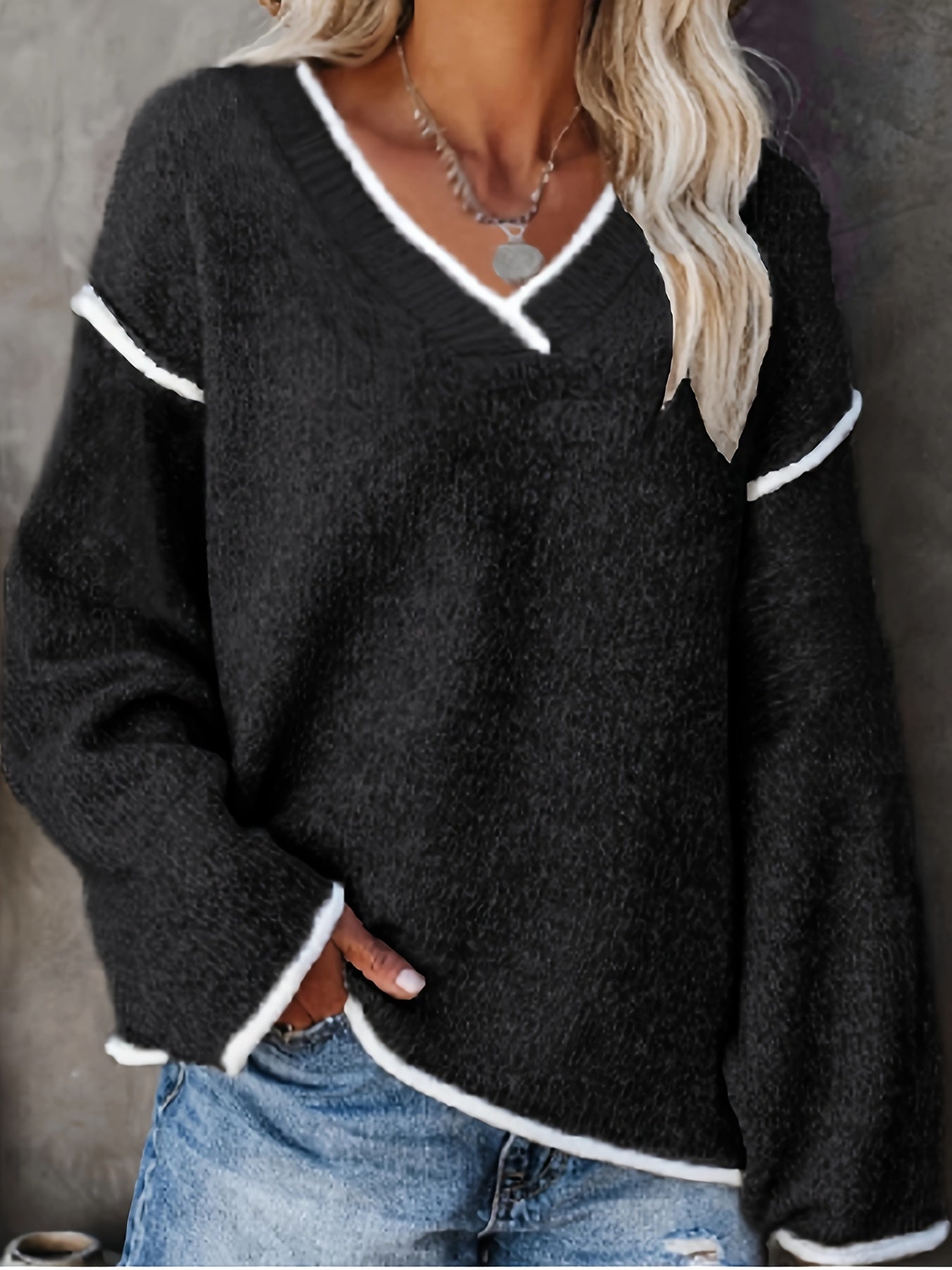 Tindra - Longsleeve met V-hals