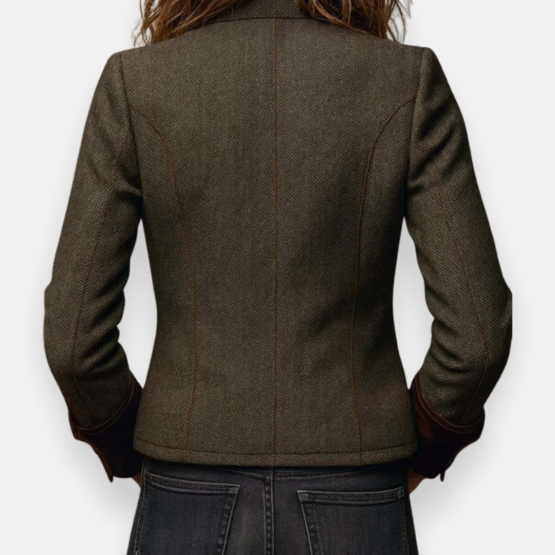 Ana Jacket | Élégante avec des détails en velours