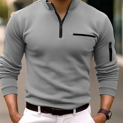 Gusteous | Camisa de manga larga con cremallera