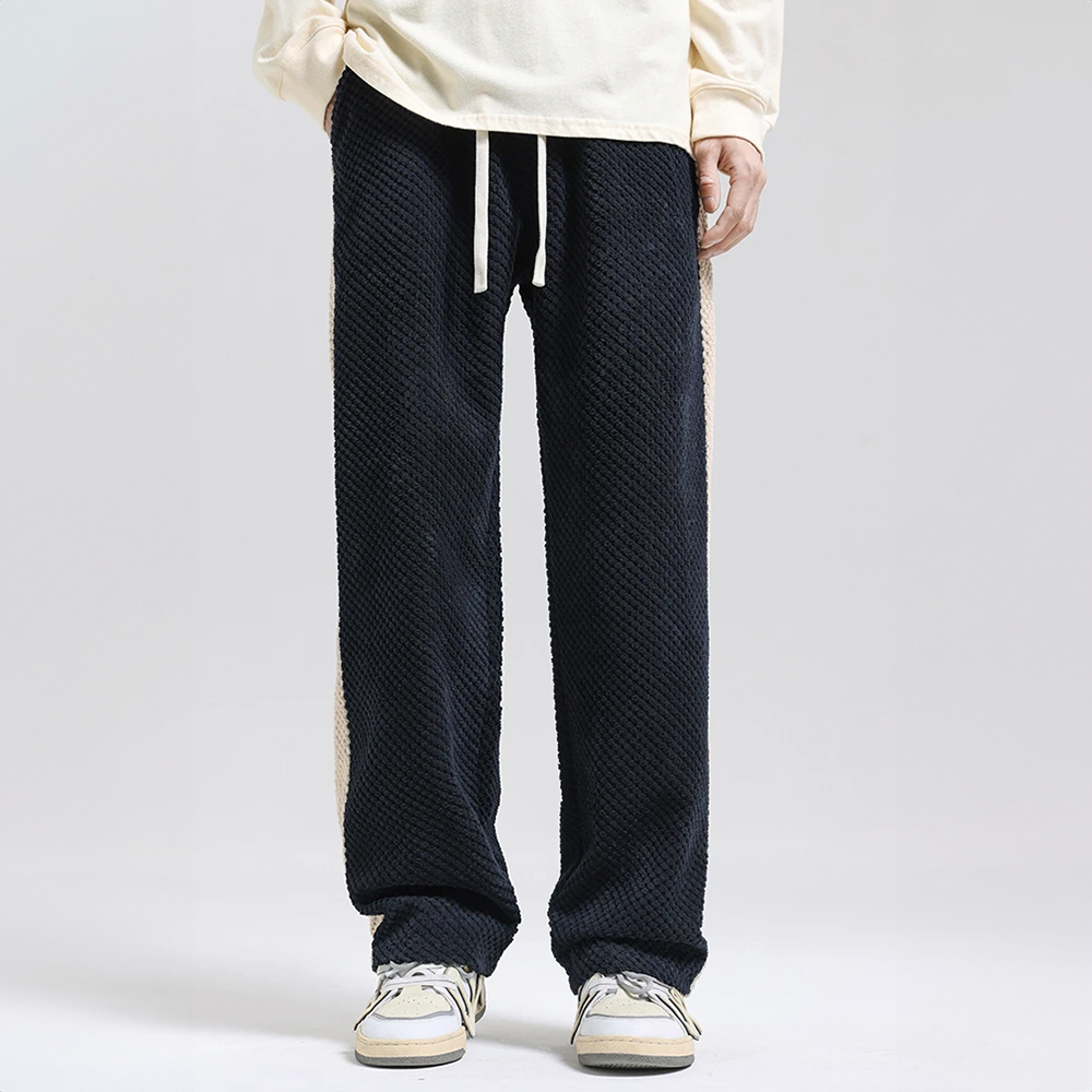 Luis | Pantalon de jogging à cordon avec motif gaufré
