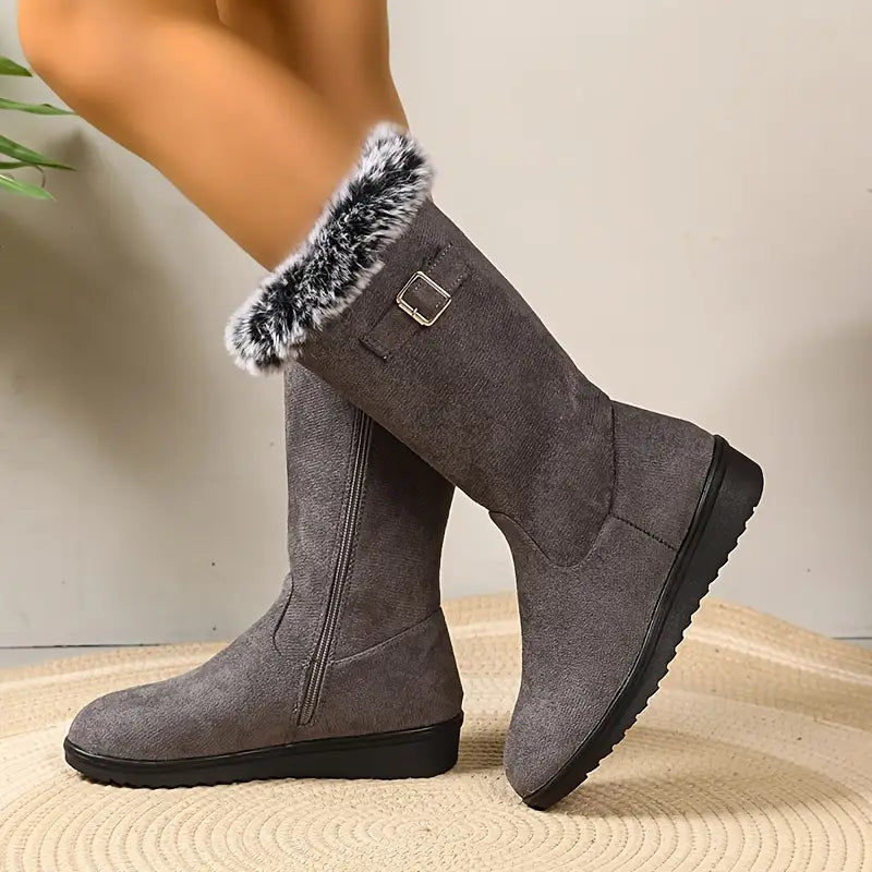 Morgane - Botas Altas Alto Tobillo Impermeables