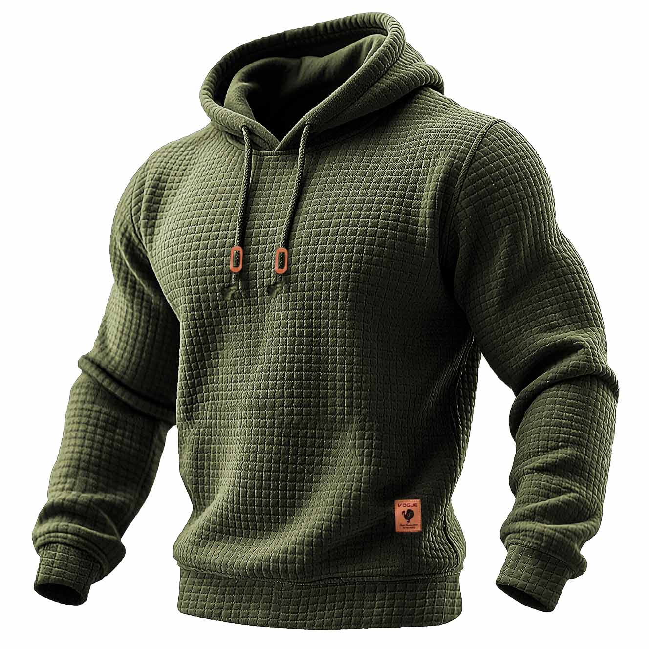 Álvaro™ | Gewatteerde wafelhoodie