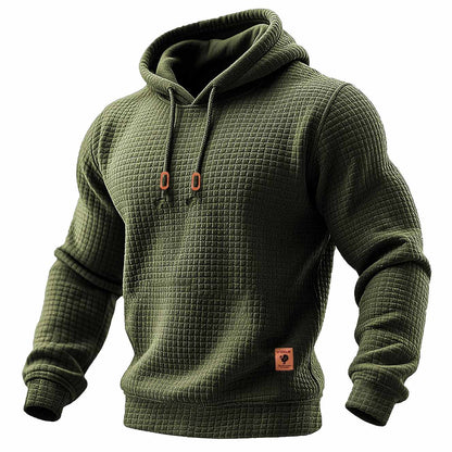 Álvaro™ | Gewatteerde wafelhoodie
