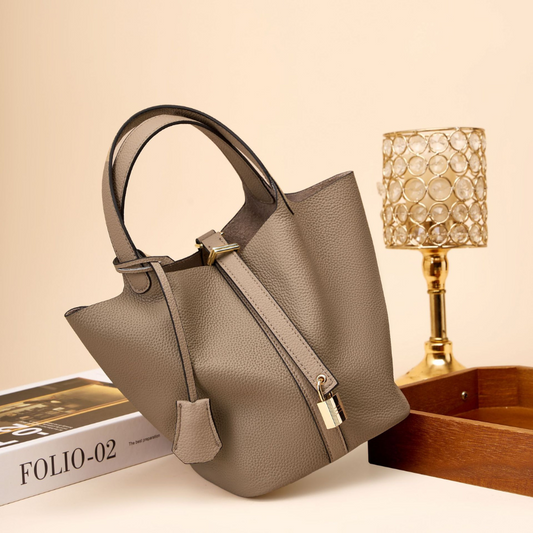 BellaTrend™ | Handtas van leer in emmermodel