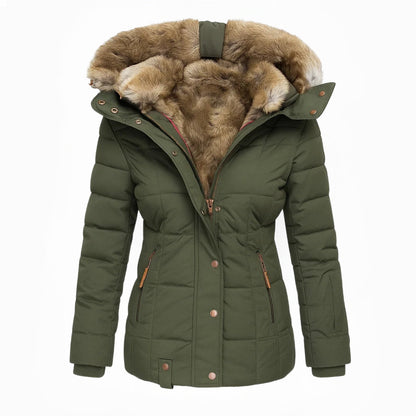 Aniek | Warme winterjas met zachte teddyvoering