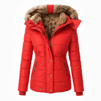 Aniek | Warme winterjas met zachte teddyvoering
