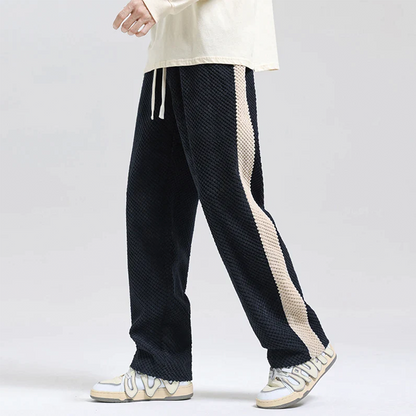 Luis | Pantalon de jogging à cordon avec motif gaufré