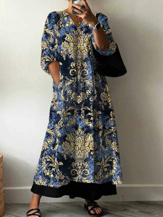 Brillar Robe de soirée imprimée