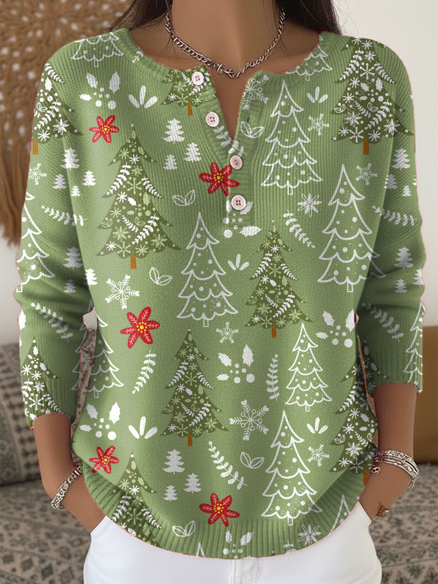 Sofía | Pull de Noël boutonné