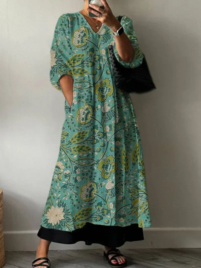 Robe Florale Élégante Paula