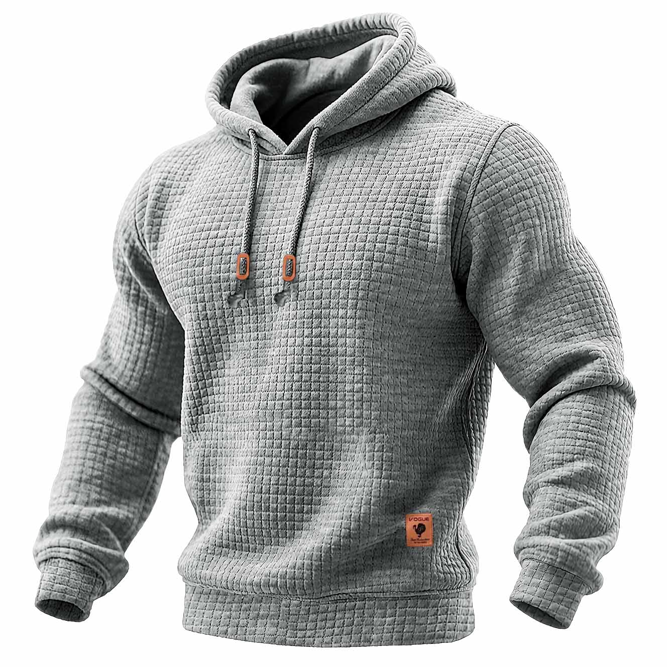 Álvaro™ | Gewatteerde wafelhoodie