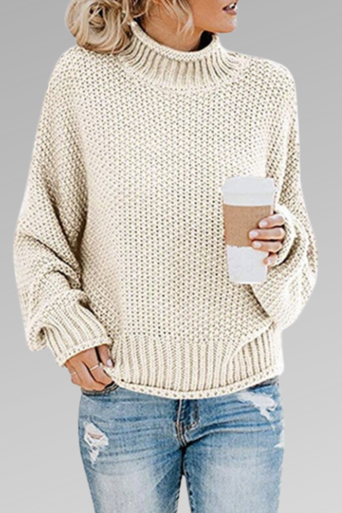 Pull Molly en jersey épais à coupe décontractée