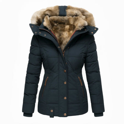 Aniek | Warme winterjas met zachte teddyvoering
