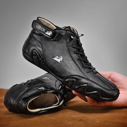Zapatos ortopédicos de cuero auténtico