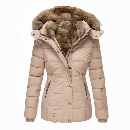 Aniek | Warme winterjas met zachte teddyvoering