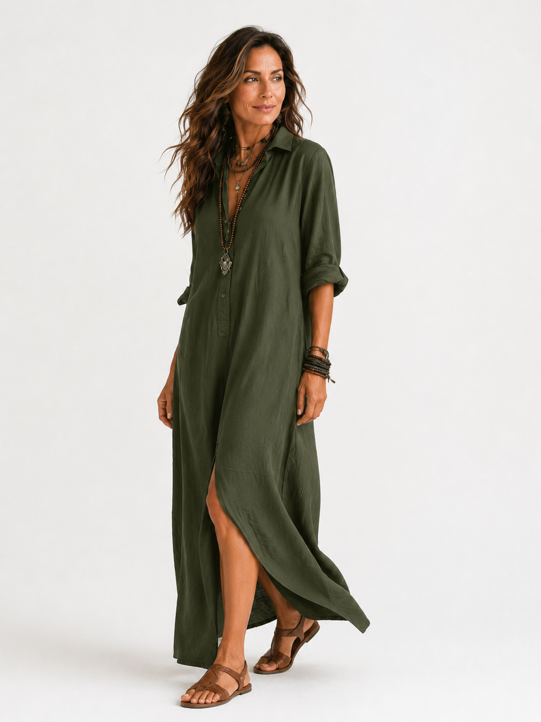 Débora | Vestido largo cómodo