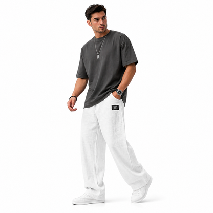 Pantalon léger à coupe droite