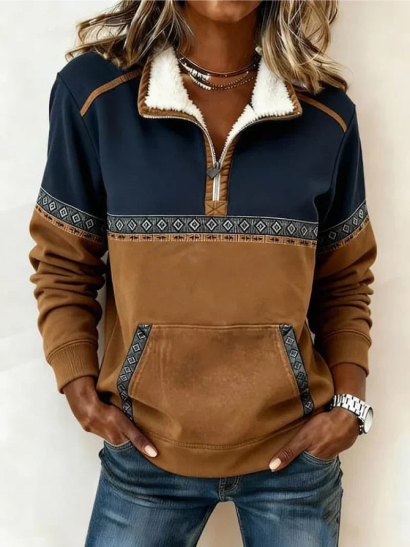 Dagmar – Comfortabele sweater met rits