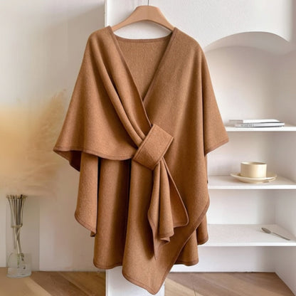 Aurora™️ – Poncho Enveloppant d'Élégance Intemporelle