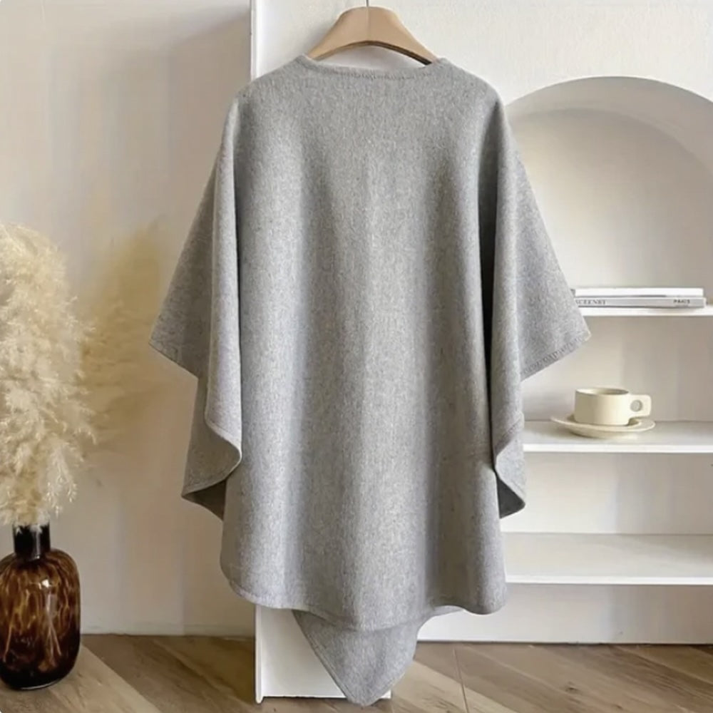 Aurora™️ – Poncho Enveloppant d'Élégance Intemporelle