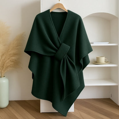 Aurora™️ – Poncho Enveloppant d'Élégance Intemporelle