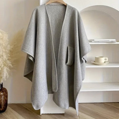 Aurora™️ – Poncho Enveloppant d'Élégance Intemporelle