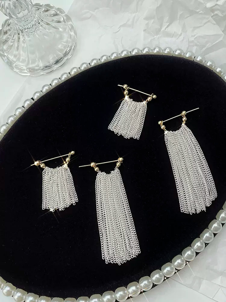 Ursa™ Pendientes, collar, pulsera con flecos en forma de cascada
