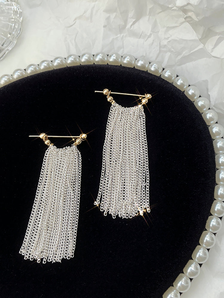 Ursa™ Pendientes, collar, pulsera con flecos en forma de cascada