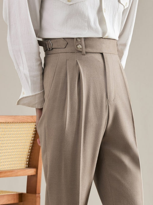 Pantalon taille haute Sorolla Madrid à double pince