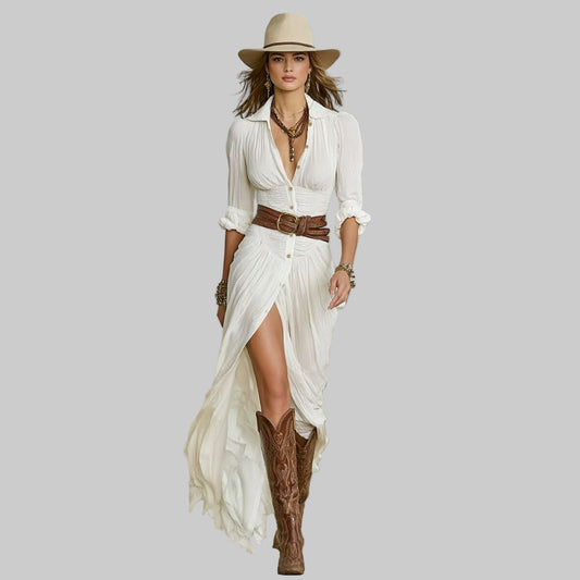 Alejandra | Robe longue chic
