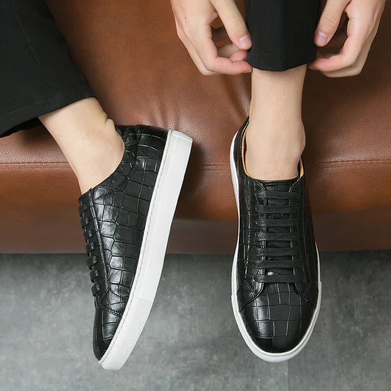 Chaussures en cuir véritable Luca