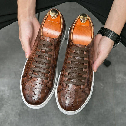 Chaussures en cuir véritable Luca