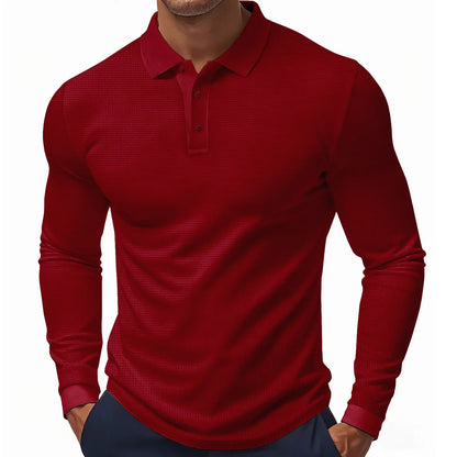 Luie | Polo Ligero Con Textura Tipo Gofre Para Hombre