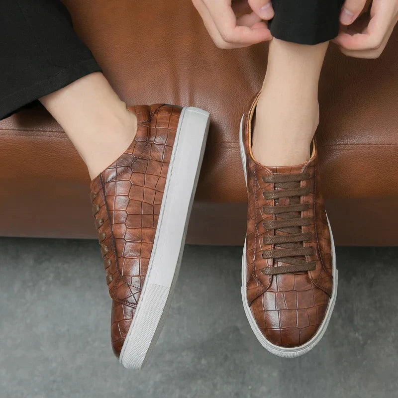 Chaussures en cuir véritable Luca