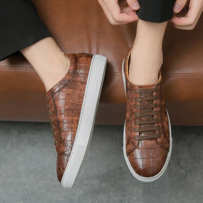 Chaussures en cuir véritable Luca