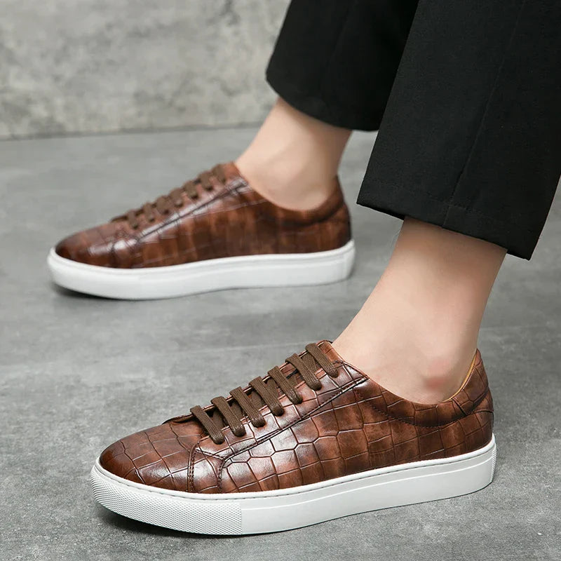 Chaussures en cuir véritable Luca